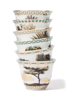 Assorted Tree Arabic Coffee Cups, Set of 6